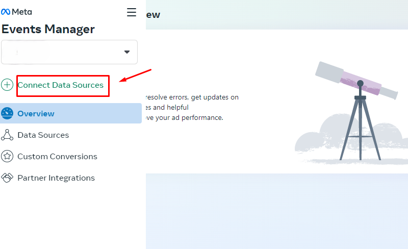 1 Connect Data Sources Option