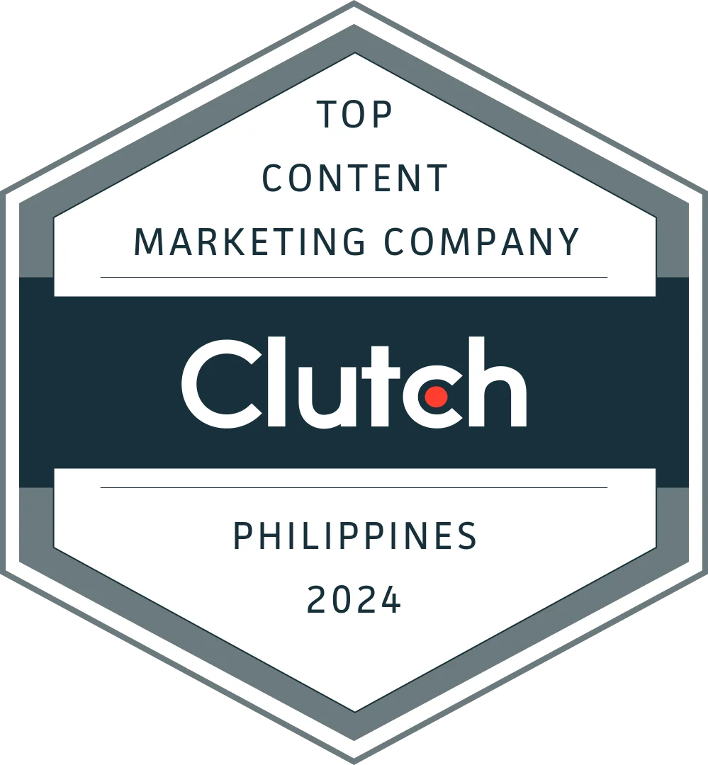 Top clutch.co content marketing company philippines 2024